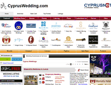 Tablet Screenshot of cypruswedding.com